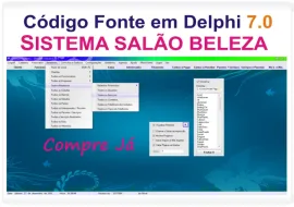 C�digo Fonte Em Delphi Sistema Sal�o De Beleza + Agenda