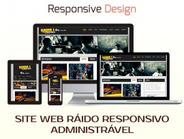 Site Web Rádio Responsivo Administrável - Script Php