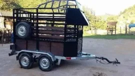 Projeto Carretinha Reboque Para 2 Cavalos + Brindes 