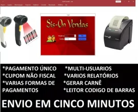Sistema Completo Pdv De Estoque Com Frente De Caixa