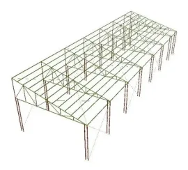 Projeto De Galp�o Em Metalon - Treli�ado Com 12x30x6