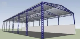 Projeto De Um Galp�o De Estrutura Metallica
