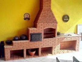5 Projetos Fog�o Lenha Com Churrasqueira + Brindes