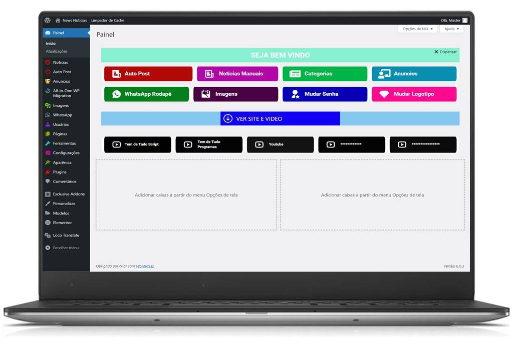 Portal de notícias Autopapo - Criação e manutenção de sites WordPress