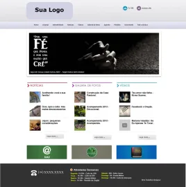 Script Php Site Portal Igreja Gospel - �nico Sem Bugs - 100%