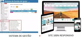 Administra��o De Igrejas + Mega Site Responsivo