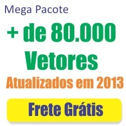 Pacote 80.000 Vetores Edit�veis Corel Draw - Frete Gr�tis