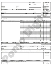 Planilha Para Imprimir Nota Fiscal Em A4