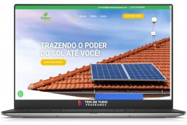 Site Institucional Para Empresa De Energia Solar