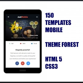 150 Templates Mobile Html 5 Theme Forest