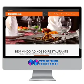 Site Restaurante Responsivo administr�vel - Script PHP