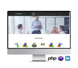 Site Responsivo Empresa Institucional E Produtos + Brinde