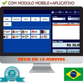 Sistema Pdv Com Comanda M�bile Para Pizzaria Delivery E Mesa 